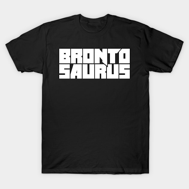 Long Neck Dinosaur Brontosaurus Graphic T-Shirt by MeatMan